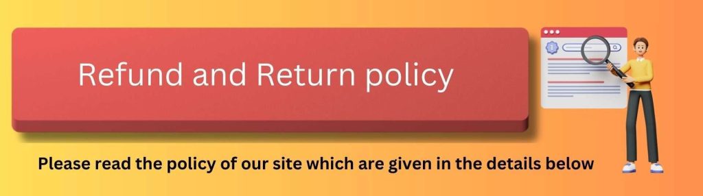 return and refund policy